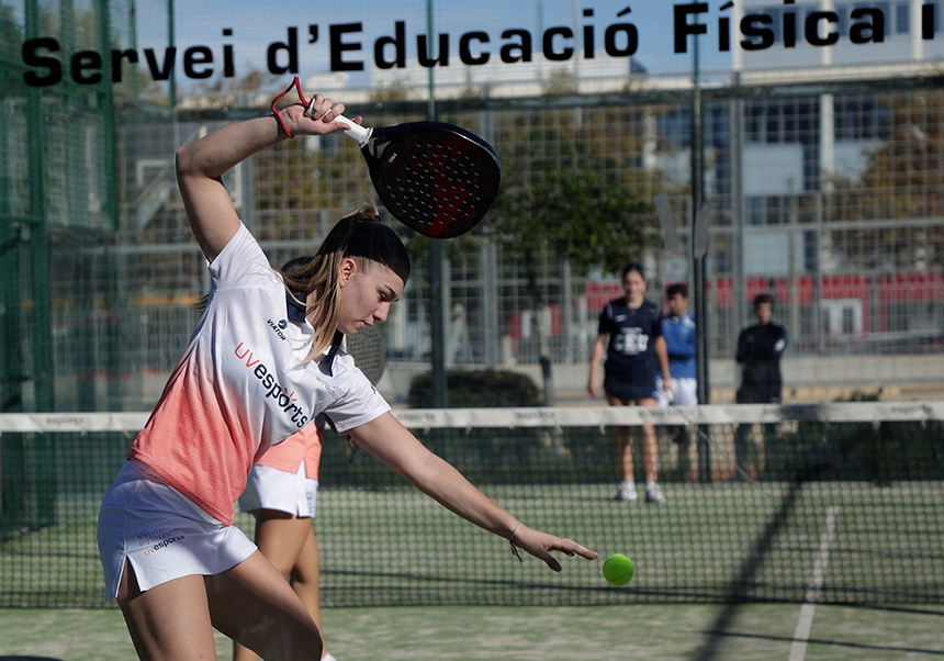 Photo of the tennis match